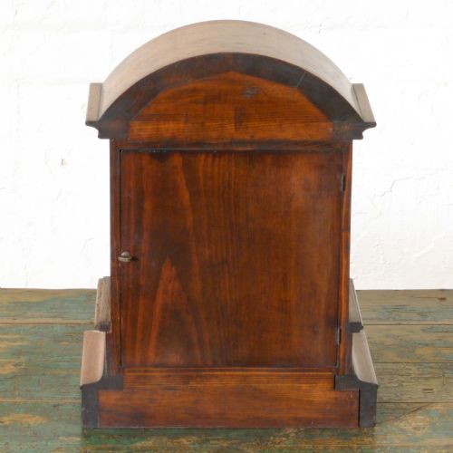 VICTORIAN OAK MANTEL CLOCK - ADDITIONAL PHOTO 4