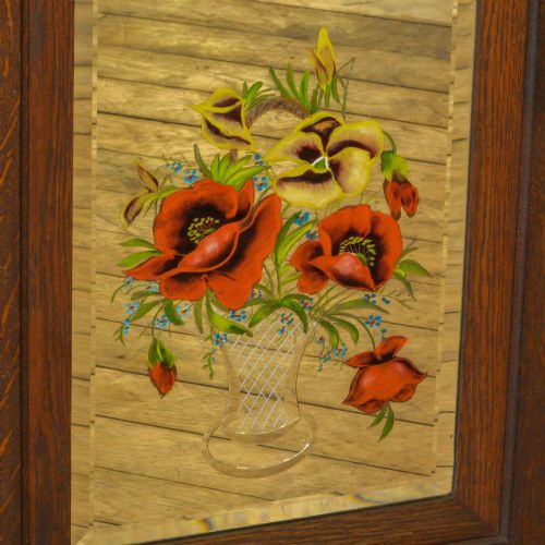 PAIR OF VICTORIAN OAK MIRRORS - ADDITIONAL PHOTO 5