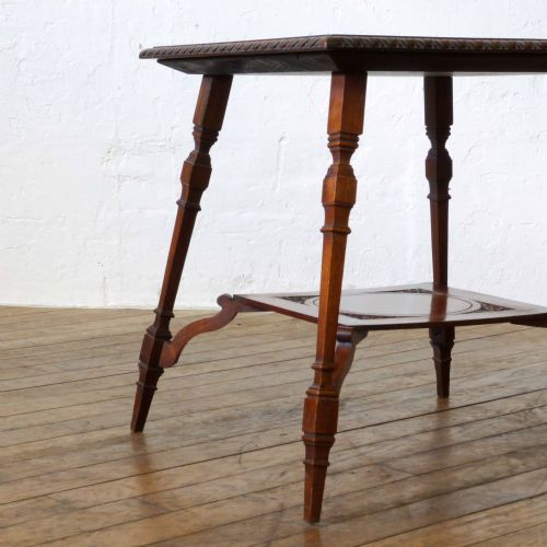 EDWARDIAN WALNUT TABLE - ADDITIONAL PHOTO 6