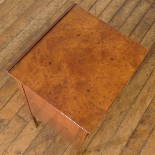 PAIR OF WALNUT BEDSIDE CABINETS - ADDITIONAL PHOTO 9