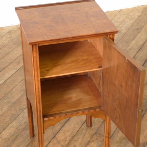 PAIR OF WALNUT BEDSIDE CABINETS - ADDITIONAL PHOTO 10