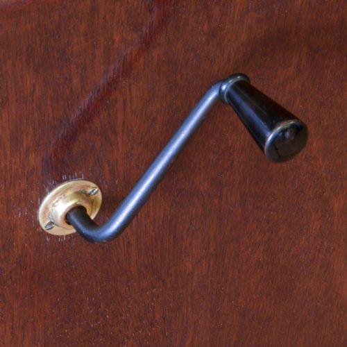 ART DECO MAHOGANY WINDUP GRAMOPHONE - ADDITIONAL PHOTO 12