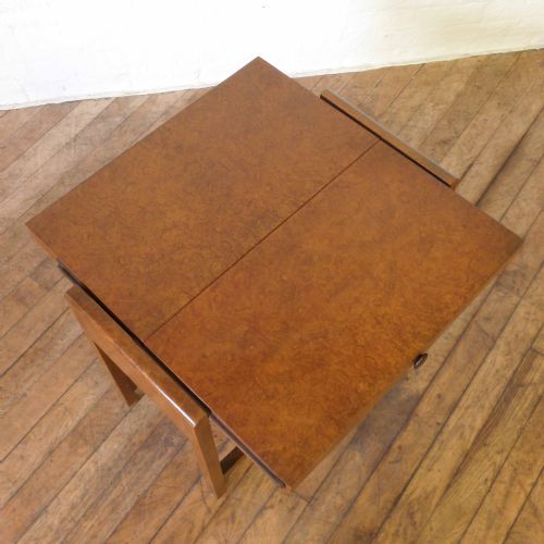 ART DECO WALNUT TEA TROLLEY - ADDITIONAL PHOTO 4