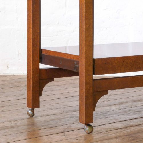ART DECO WALNUT TEA TROLLEY - ADDITIONAL PHOTO 6