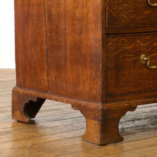 GEORGIAN OAK CHEST OF DRAWERS - ADDITIONAL PHOTO 7