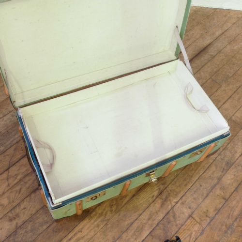 GREEN CANVAS TRUNK - ADDITIONAL PHOTO 2