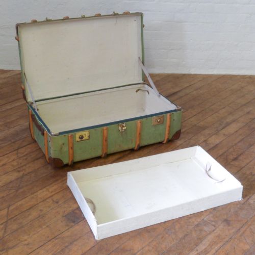 GREEN CANVAS TRUNK - ADDITIONAL PHOTO 4