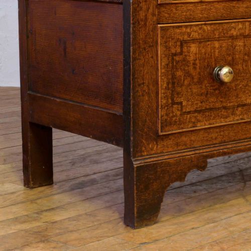 WELSH OAK AND MAHOGANY CUPBOARD - ADDITIONAL PHOTO 8