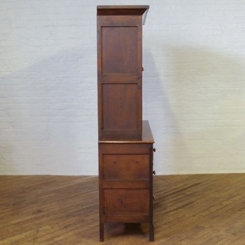 WELSH OAK AND MAHOGANY CUPBOARD - ADDITIONAL PHOTO 9