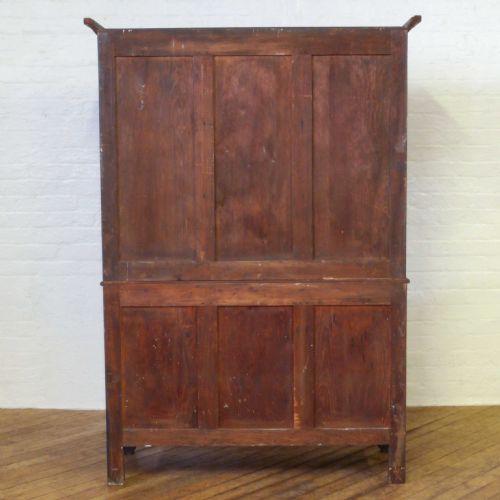 WELSH OAK AND MAHOGANY CUPBOARD - ADDITIONAL PHOTO 10