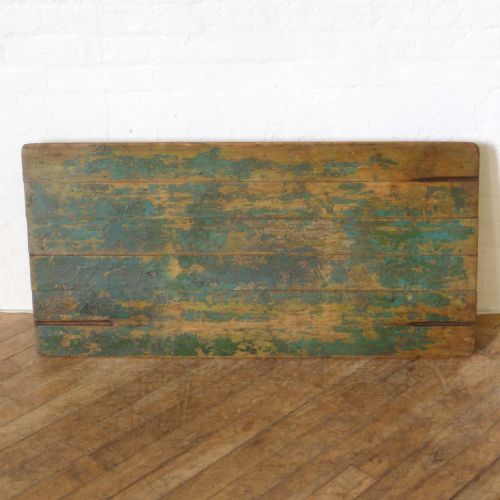 VICTORIAN PAINTED PINE TRESTLE TABLE - ADDITIONAL PHOTO 7