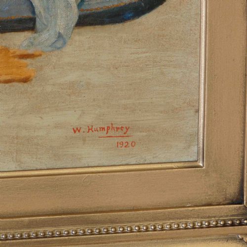LARGE OIL PAINTING BY W HUMPHREY - ADDITIONAL PHOTO 3