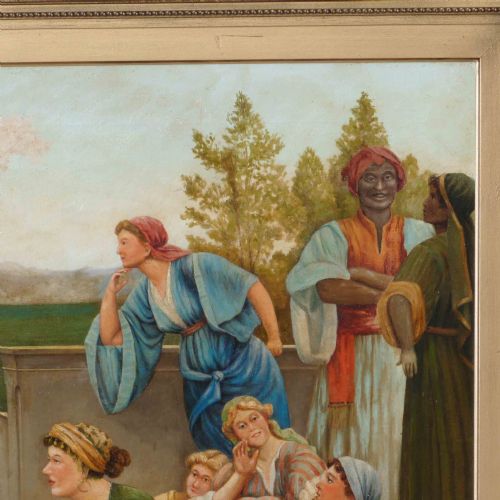 LARGE OIL PAINTING BY W HUMPHREY - ADDITIONAL PHOTO 8