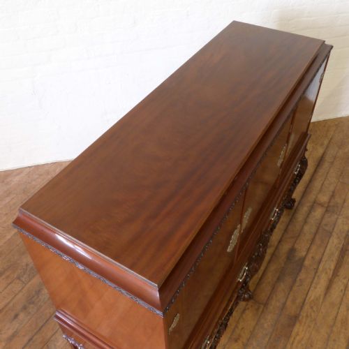 CHIPPENDALE STYLE MAHOGANY CUPBOARD - ADDITIONAL PHOTO 12