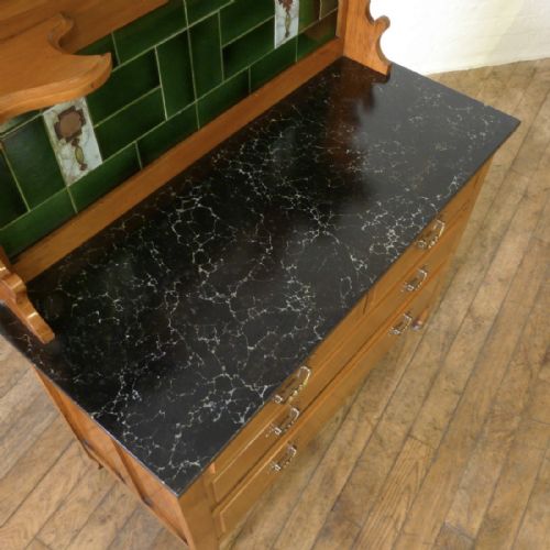 EDWARDIAN BIRCH WASHSTAND - ADDITIONAL PHOTO 2