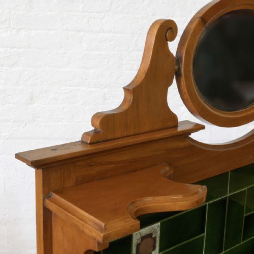 EDWARDIAN BIRCH WASHSTAND - ADDITIONAL PHOTO 5