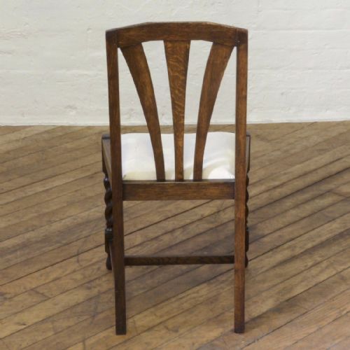 OAK DINING TABLE FOUR CHAIRS - ADDITIONAL PHOTO 2