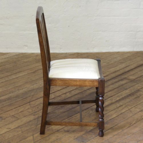 OAK DINING TABLE FOUR CHAIRS - ADDITIONAL PHOTO 4