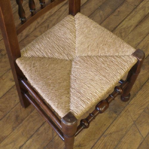SET OF SIX LANCASHIRE SPINDLEBACK CHAIRS - ADDITIONAL PHOTO 4