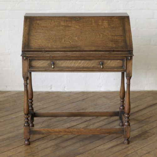 liberty of london oak bureau - CATEGORY: ANTIQUE BUREAU - DATED 1920