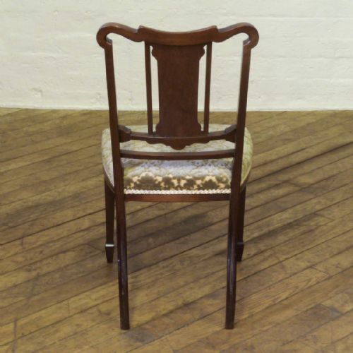 SET OF FOUR EDWARDIAN MAHOGANY CHAIRS - ADDITIONAL PHOTO 4