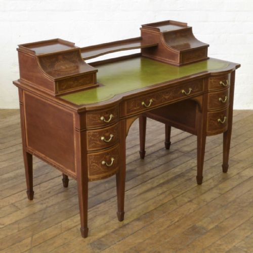 edwardian ladies mahogany writing desk - CATEGORY: ANTIQUE DESKS - DATED EDWARDIAN