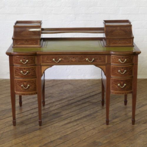 EDWARDIAN LADIES MAHOGANY WRITING DESK - ADDITIONAL PHOTO 1