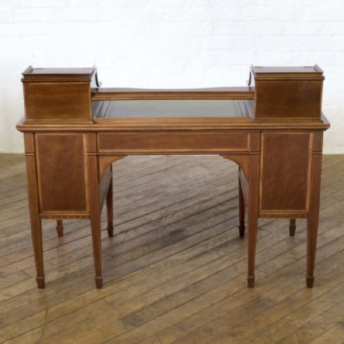 EDWARDIAN LADIES MAHOGANY WRITING DESK - ADDITIONAL PHOTO 10