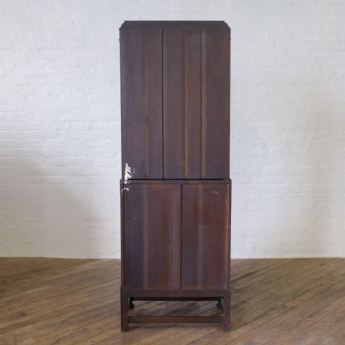 JACOBEAN STYLE OAK BUREAU BOOKCASE - ADDITIONAL PHOTO 13