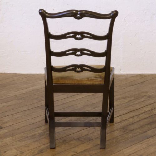 SET OF EIGHT EDWARDIAN MAHOGANY CHAIRS - ADDITIONAL PHOTO 5