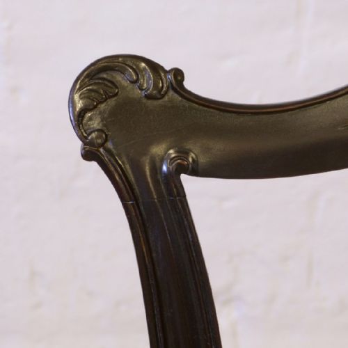 SET OF EIGHT EDWARDIAN MAHOGANY CHAIRS - ADDITIONAL PHOTO 8