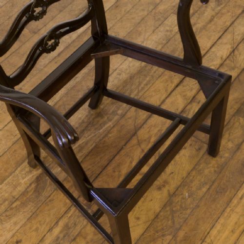 SET OF EIGHT EDWARDIAN MAHOGANY CHAIRS - ADDITIONAL PHOTO 11