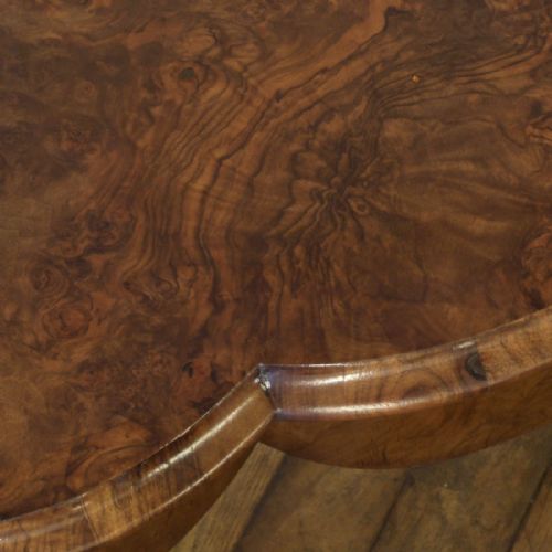 VICTORIAN WALNUT WINDOW TABLE - ADDITIONAL PHOTO 3