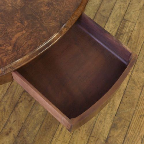 VICTORIAN WALNUT WINDOW TABLE - ADDITIONAL PHOTO 5