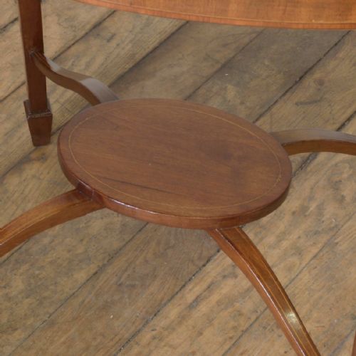 EDWARDIAN MAHOGANY OCCASIONAL TABLE - ADDITIONAL PHOTO 3