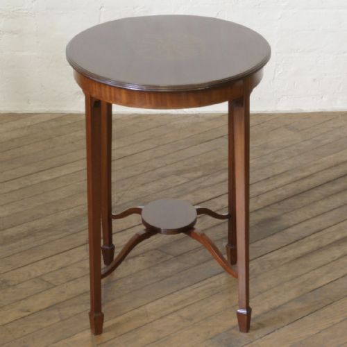 EDWARDIAN MAHOGANY OCCASIONAL TABLE - ADDITIONAL PHOTO 4