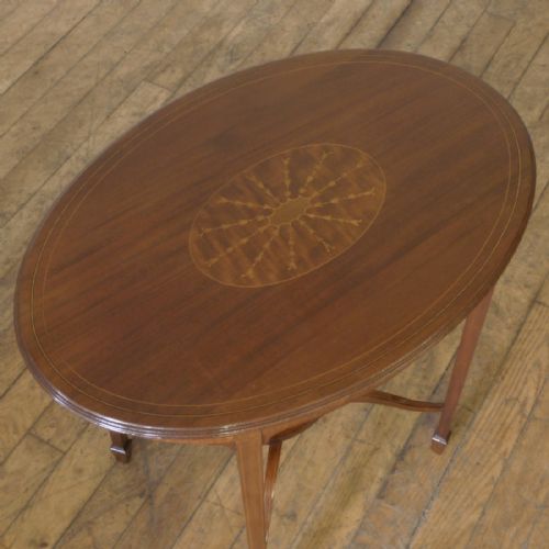 EDWARDIAN MAHOGANY OCCASIONAL TABLE - ADDITIONAL PHOTO 5
