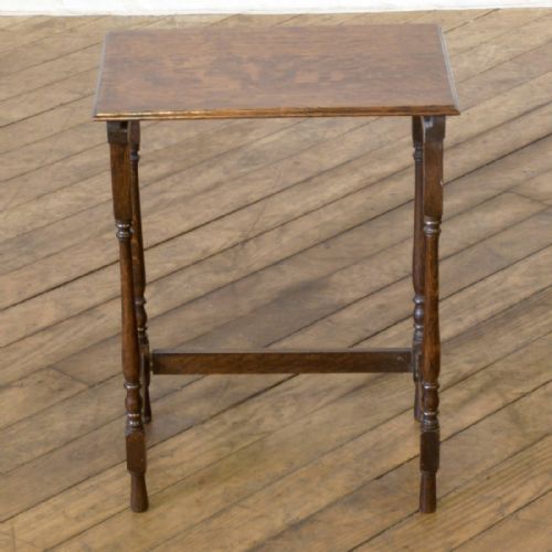 SMALL OAK NEST OF TABLES - ADDITIONAL PHOTO 1