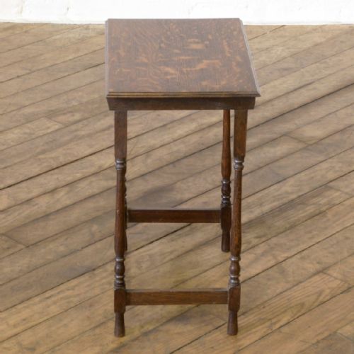 SMALL OAK NEST OF TABLES - ADDITIONAL PHOTO 3