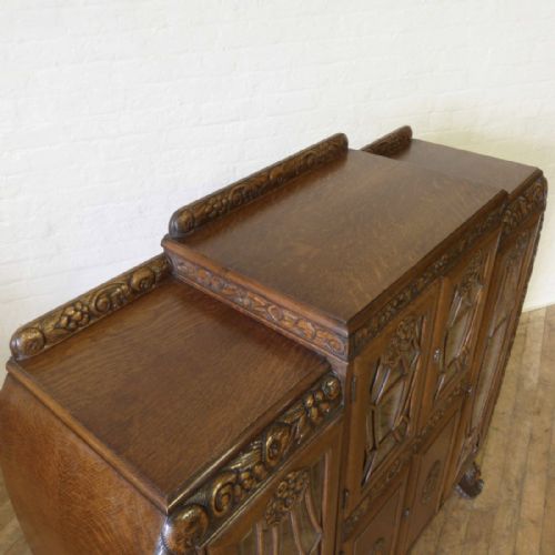 ART DECO OAK CABINET - ADDITIONAL PHOTO 1