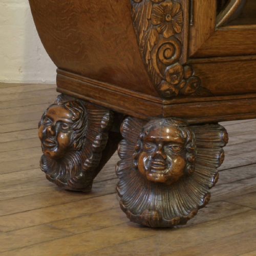 ART DECO OAK CABINET - ADDITIONAL PHOTO 2