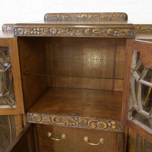 ART DECO OAK CABINET - ADDITIONAL PHOTO 7