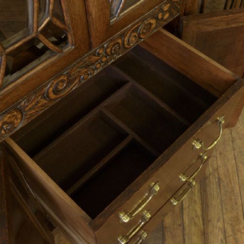 ART DECO OAK CABINET - ADDITIONAL PHOTO 12