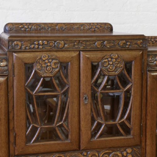 ART DECO OAK CABINET - ADDITIONAL PHOTO 13
