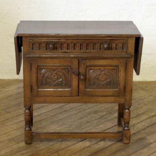 SMALL TITCHMARSH GOODWIN STYLE OAK HUTCH - ADDITIONAL PHOTO 6