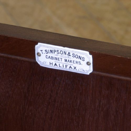 TSIMPSON SONS MAHOGANY SIDE CABINET - ADDITIONAL PHOTO 4