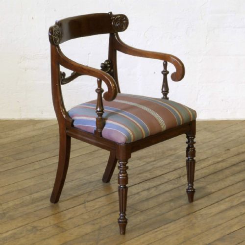 william iv mahogany desk chair - CATEGORY: ANTIQUE CHAIRS - DATED 18TH CENTURY