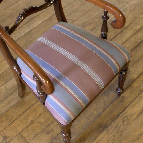 WILLIAM IV MAHOGANY DESK CHAIR - ADDITIONAL PHOTO 2