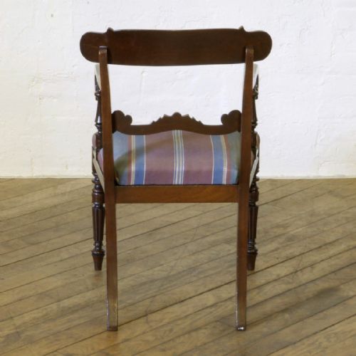 WILLIAM IV MAHOGANY DESK CHAIR - ADDITIONAL PHOTO 6