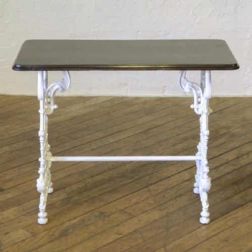 VICTORIAN CAST IRON CONSERVATORY TABLE - ADDITIONAL PHOTO 1